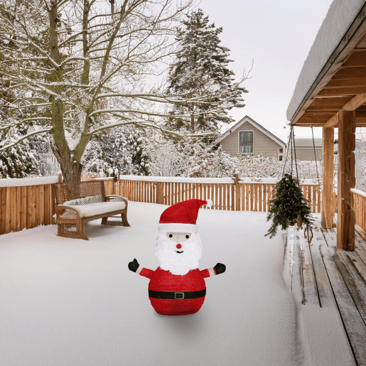 Bem-vindo ao Papai Noel 3D com LEDs Quentes