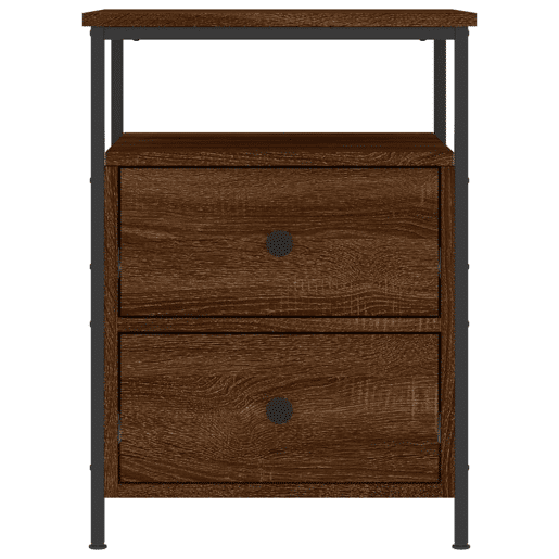 Mesa De Cabeceira - Mesinha De Cabeceira 44x45x60 cm derivados madeira carvalho castanho