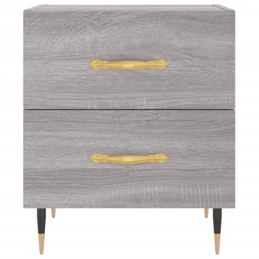 Mesa De Cabeceira - Mesinha De Cabeceira 40x35x47,5 cm derivados madeira sonoma cinza