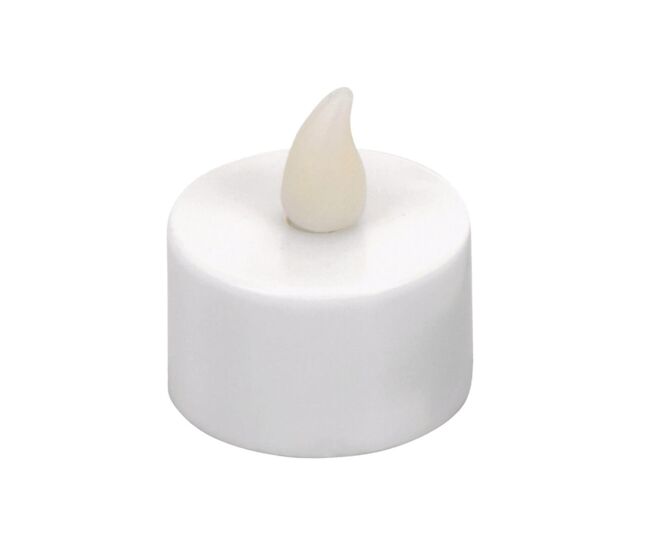 Well home juego de 24 velas led en blanco cálido parpadeante ø3,8cm