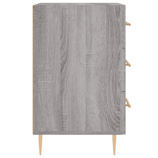 Mesa De Cabeceira - Mesinha De Cabeceira 40x40x66 cm derivados madeira cinzento sonoma
