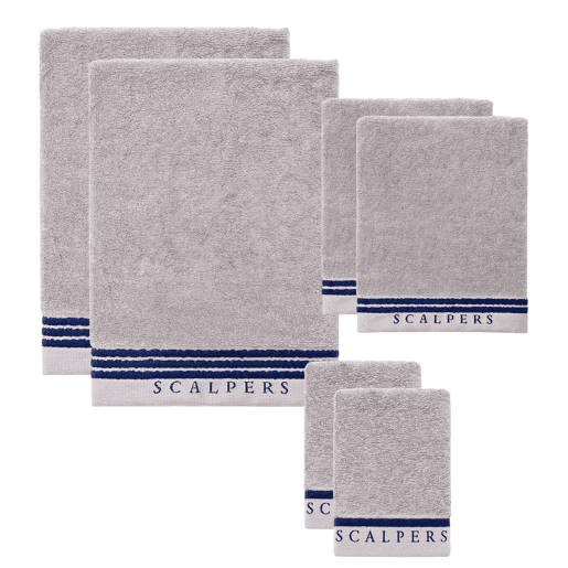 Conjunto de 6 toalhas de banho 450GSM em algodão Scalpers Home