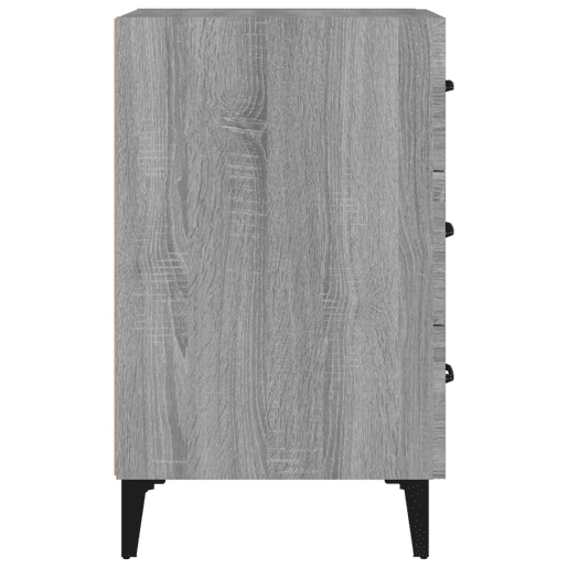 Mesa De Cabeceira - Mesinha De Cabeceira 40x40x66 cm derivados madeira cinzento sonoma