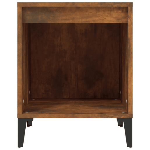 Mesa De Cabeceira - Mesinha De Cabeceira 40x35x50 cm cor carvalho fumado