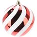 Well Home Bola de Navidad a Rayas Rojacon Acabado Brillante Well Home Bola de Navidad a Rayas Rojacon Acabado Brillante Rojo