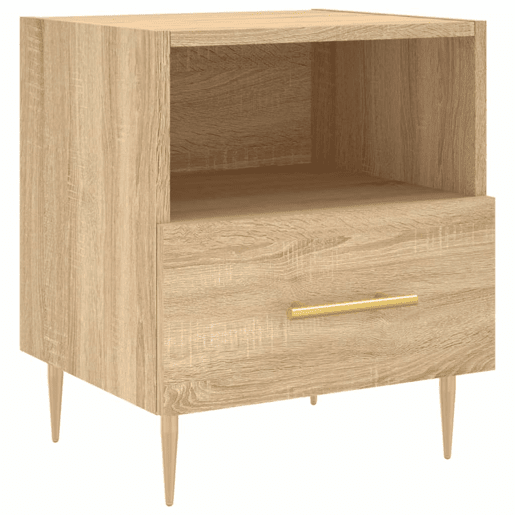 Mesa De Cabeceira - Mesinha De Cabeceira 40x35x47,5 cm derivados madeira carvalho sonoma