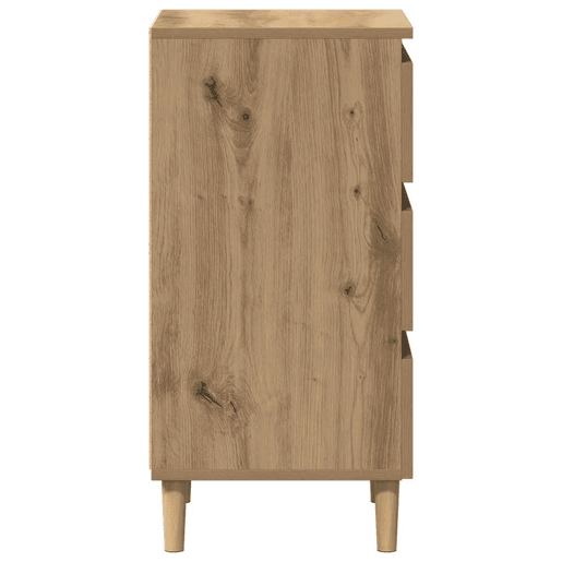 Mesa De Cabeceira - Mesinha De Cabeceira 40x35x69 cm derivados madeira carvalho artisiano