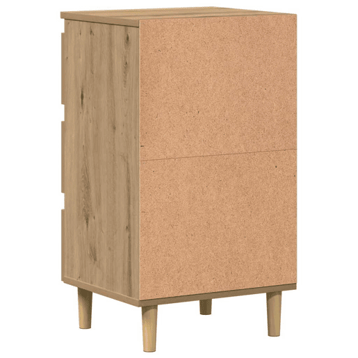 Mesa De Cabeceira - Mesinha De Cabeceira 40x35x69 cm derivados madeira carvalho artisiano