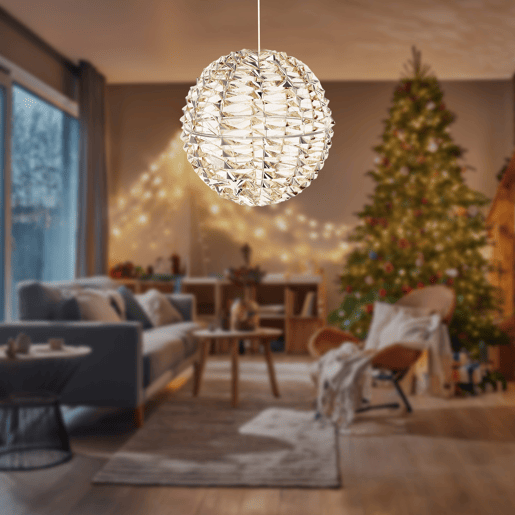 Decoração de Bola Luminosa com 300 Luzes