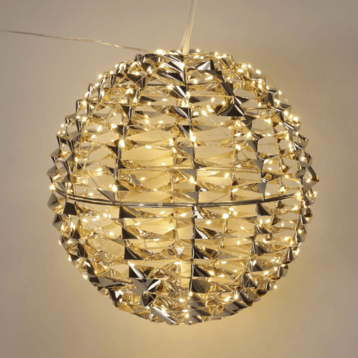 Decoração de Bola Luminosa com 300 Luzes