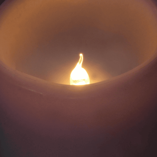 Conjunto de 3 velas cintilantes de tamanhos diferentes, controle remoto