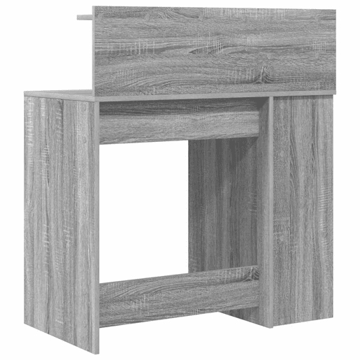 Secretária Escrivaninha de computador - com Armazenamento Sonoma cinzento 90 x 48 x 101,5 cm