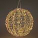 Bola metálica Luminosa con 720 micro LED, diseño Retorcido luces Bola metálica Luminosa con 720 micro LED, diseño Retorcido luces Multicolor