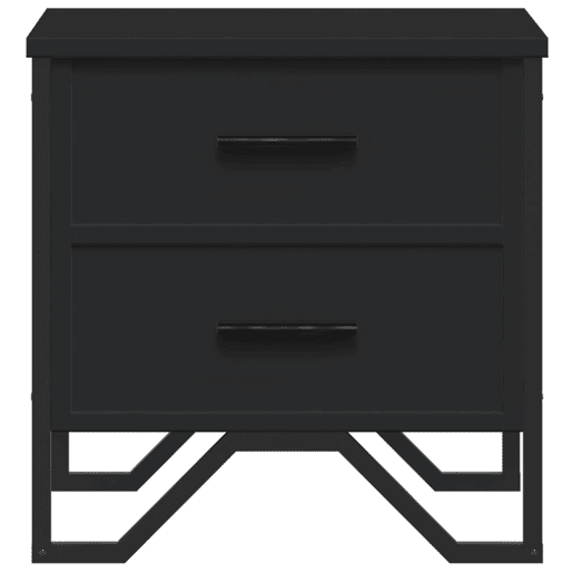 Mesa De Cabeceira - Mesinha De Cabeceira 40x41x40 cm derivados de madeira preto