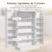 Armario Despensa Cocina MDF HOMCOM, hogar - cocina Armario Despensa Cocina MDF HOMCOM, hogar - cocina Blanco