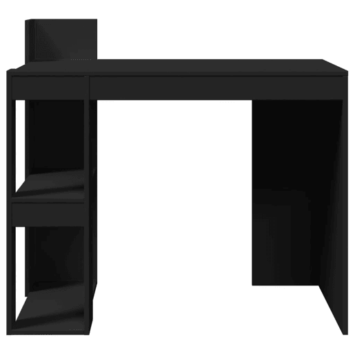 Secretária Escrivaninha de computador - 103,5x56,5x94 cm derivados de madeira preto