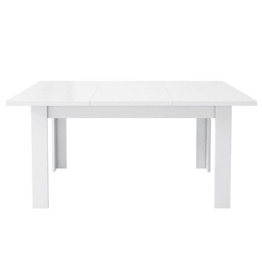 Mesa de jantar 120x70 cm - Mesa retangular com arrumação, mesa multifuncional, design moderno - Branco