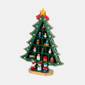 Estatueta de Árvore de Natal Well Home em MDF com Decoração