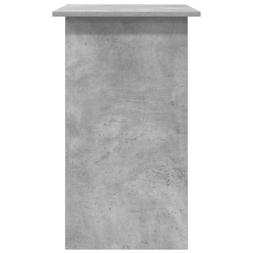 Secretária Escrivaninha de computador - 80x45x74 cm derivados de madeira cinzento cimento