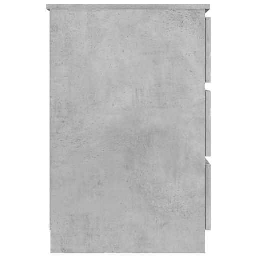 Secretária Escrivaninha de computador - 140x50x77 cm contraplacado cinzento cimento
