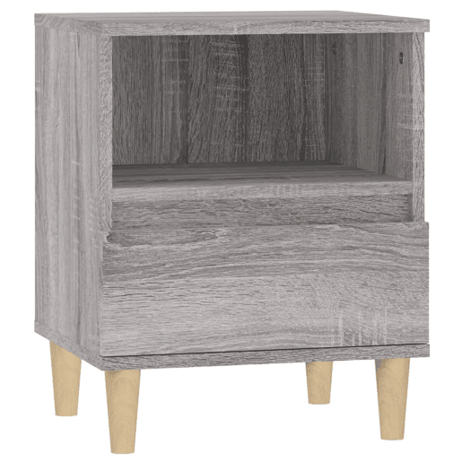 Mesa De Cabeceira - Mesinha De Cabeceira 40x35x50 cm cinzento sonoma