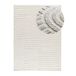 Alfombra geométrico con relieve JUNO - ATTICGO 152x235 Alfombra geométrico con relieve JUNO - ATTICGO 152x235 Blanco