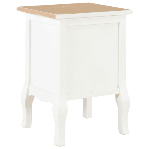 Lote de 2 Mesas De Cabeceira - Mesinhas De Cabeceira 35x30x49 cm MDF branco Lote de 2 Mesas De Cabeceira - Mesinhas De Cabeceira 35x30x49 cm MDF branco