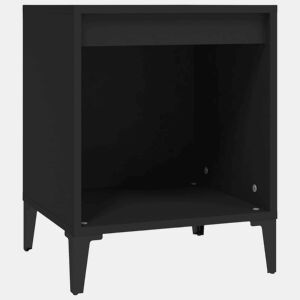 Mesa De Cabeceira - Mesinha De Cabeceira 40x35x50 cm preto