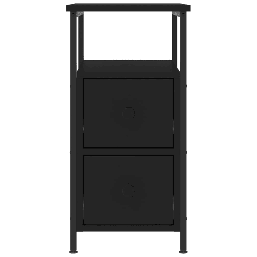 Mesa De Cabeceira - Mesinha De Cabeceira 30x60x60 cm derivados de madeira preto