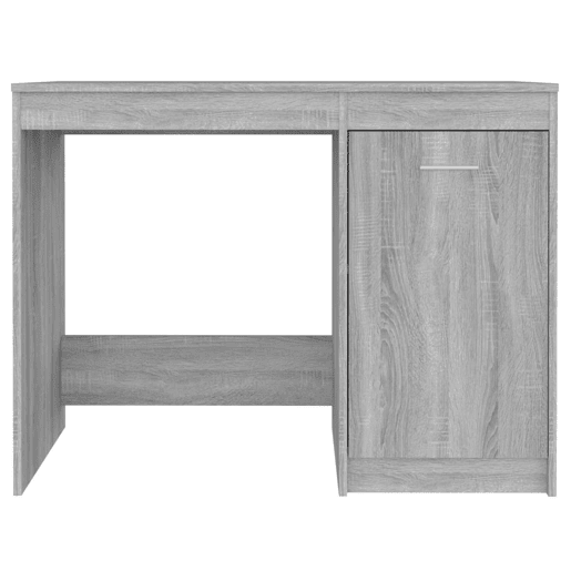 Secretária Escrivaninha de computador - 100x50x76 cm derivados de madeira cinzento sonoma