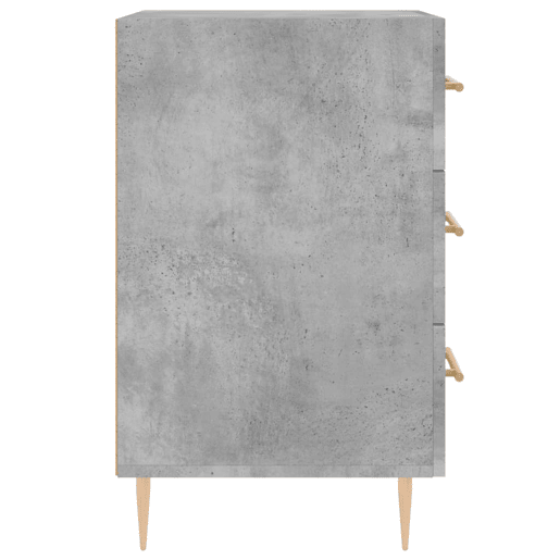 Mesa De Cabeceira - Mesinha De Cabeceira 40x40x66 cm derivados madeira cinza cimento