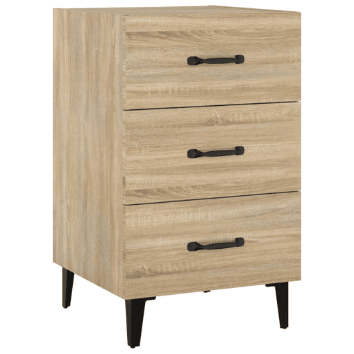 Mesa De Cabeceira - Mesinha De Cabeceira 40x40x66 cm derivados madeira carvalho sonoma