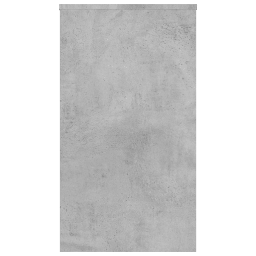 Secretária Escrivaninha de computador - 90x40x72 cm derivados de madeira cinza cimento