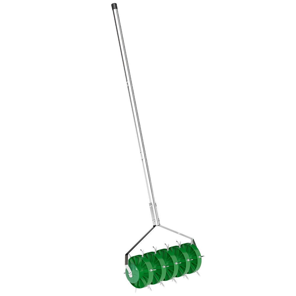 Aireador de Césped Acero Galvanizado, PP Outsunny