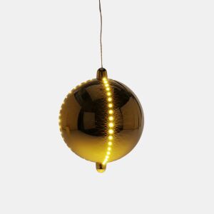 Bola de Natal LED Well Home com 4 luzes de corda
