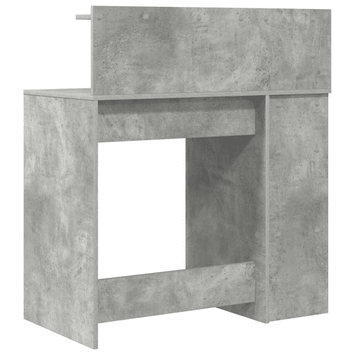 Secretária Escrivaninha de computador - com Armazenamento Cinzento cimento 90 x 48 x 101,5 cm