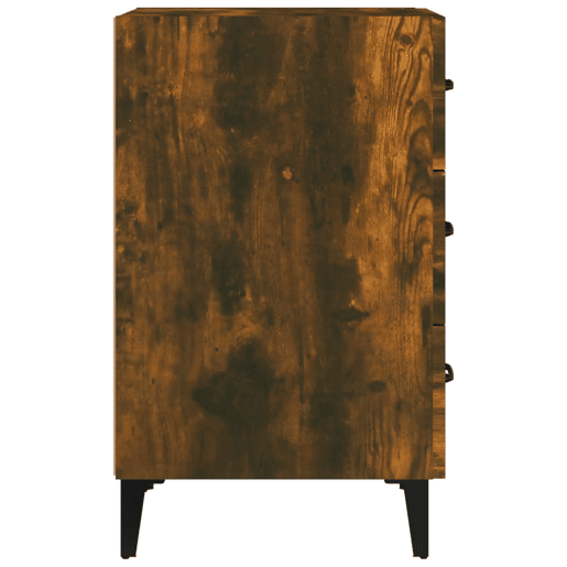 Mesa De Cabeceira - Mesinha De Cabeceira 40x40x66 cm derivados de madeira carvalho fumado