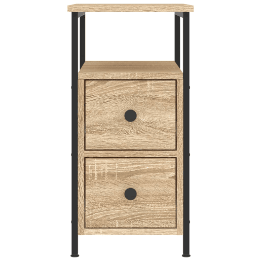 Mesa De Cabeceira - Mesinha De Cabeceira 30x60x60 cm derivados madeira carvalho sonoma