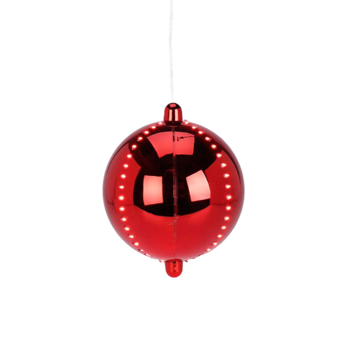 Well Home Bola de Navidad LED con 4 tiras de luces