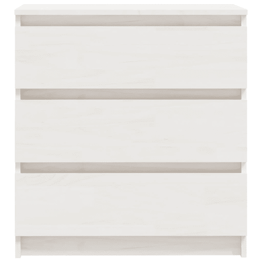 Mesa De Cabeceira - Mesinha De Cabeceira 60x36x64 cm madeira de pinho maciça branco