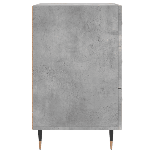 Mesa De Cabeceira - Mesinha De Cabeceira 40x40x66 cm derivados madeira cinza cimento