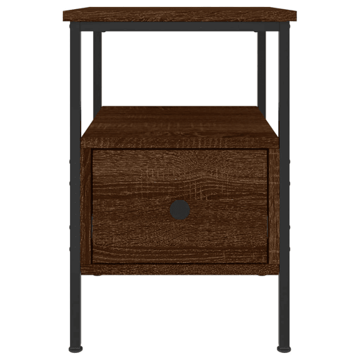 Mesa De Cabeceira - Mesinha De Cabeceira 34x36x50 cm derivados madeira carvalho castanho