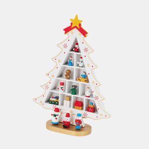 Estatueta de Árvore de Natal Well Home em MDF com Decoração