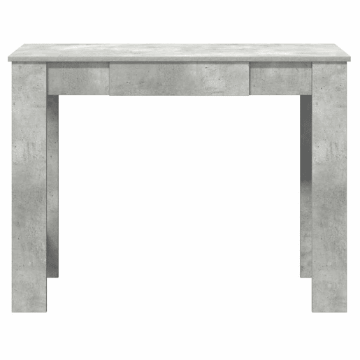 Secretária Escrivaninha de computador - 100x45x75 cm derivados de madeira cinzento cimento
