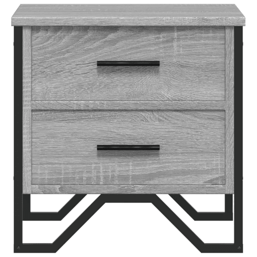Mesa De Cabeceira - Mesinha De Cabeceira 40x41x40 cm derivados madeira cinzento sonoma