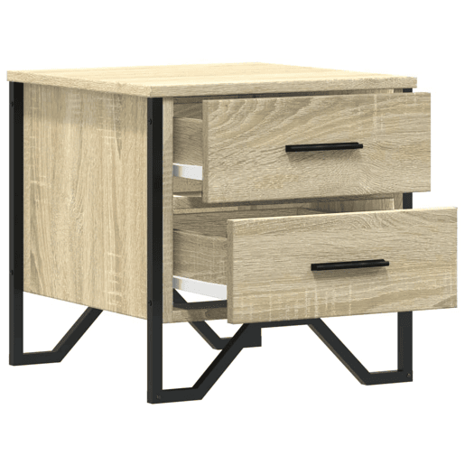 Mesa De Cabeceira - Mesinha De Cabeceira 40x41x40 cm derivados madeira carvalho sonoma