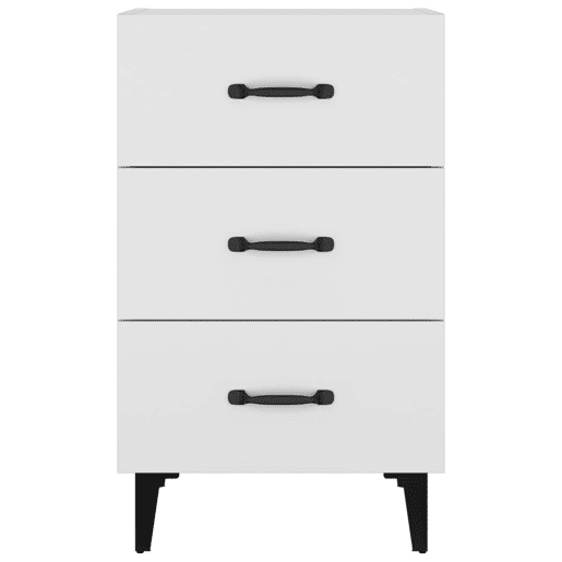 Mesa De Cabeceira - Mesinha De Cabeceira 40x40x66 cm derivados de madeira branco