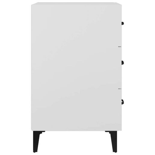 Mesa De Cabeceira - Mesinha De Cabeceira 40x40x66 cm derivados de madeira branco