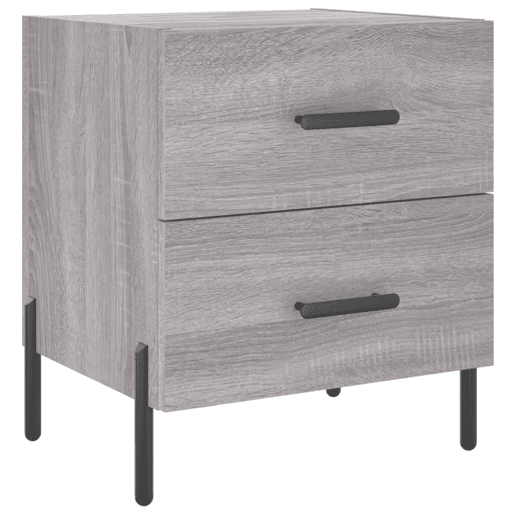 Mesa De Cabeceira - Mesinha De Cabeceira 40x35x47,5 cm derivados madeira sonoma cinza