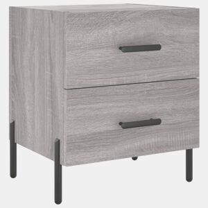 Mesa De Cabeceira - Mesinha De Cabeceira 40x35x47,5 cm derivados madeira sonoma cinza